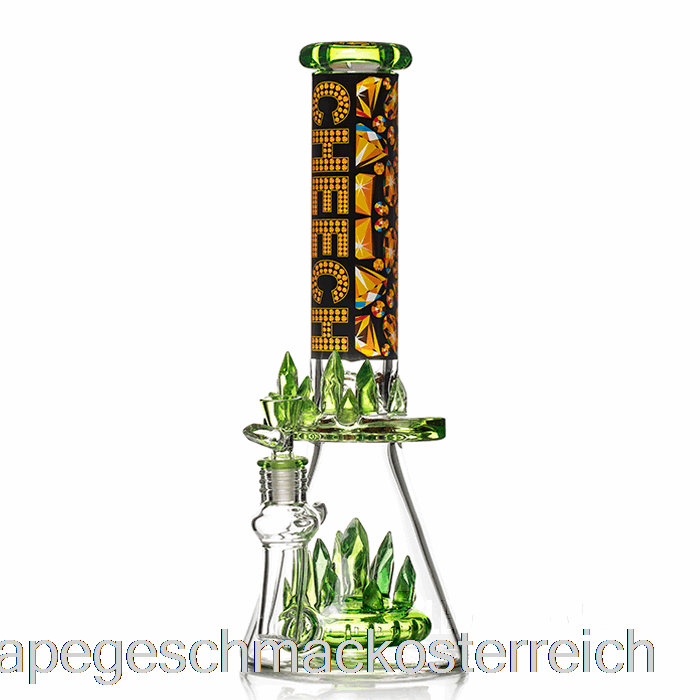 Cheech Glass Weiß Einfach, Dass Wir Den Bling-Bling-Bong-Green-Vape-Geschmack Erstrahlen Lassen